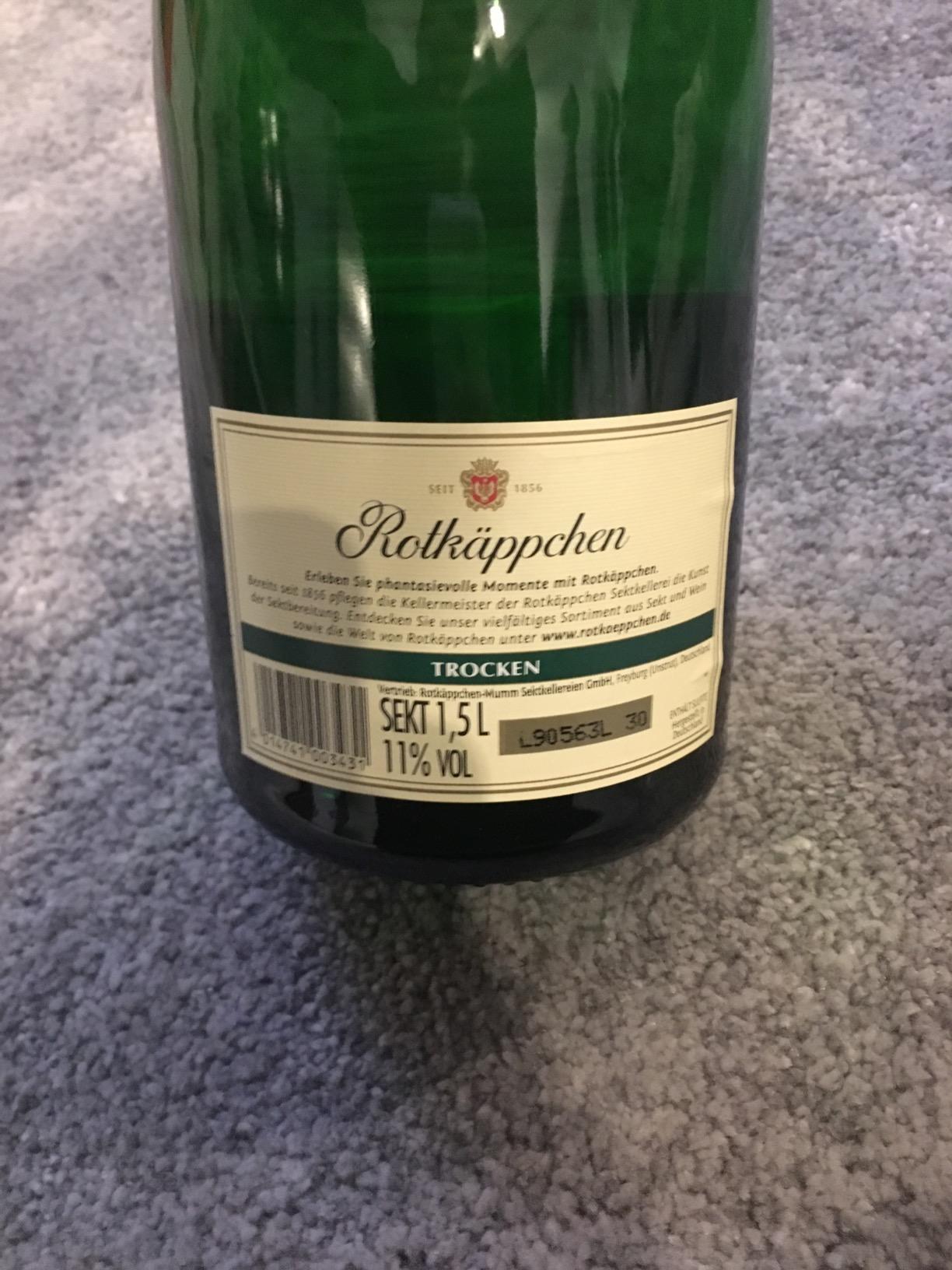 Solider Vorrat für Feste