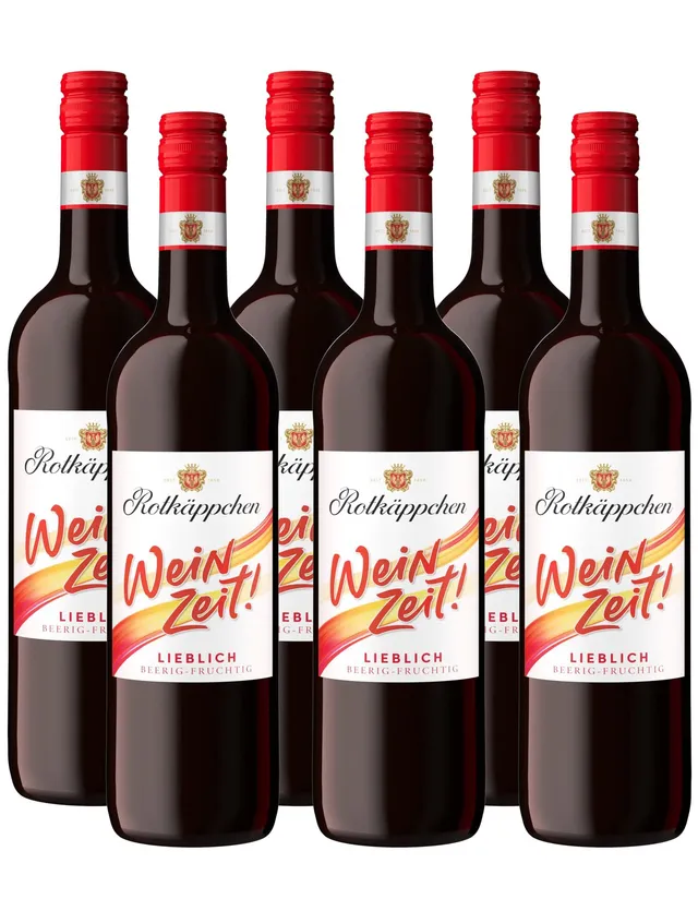 rotk-ppchen-weinzeit-rot-lieblich-deutscher-rotwein-rheinhessen-6-x-0-75-l image 1