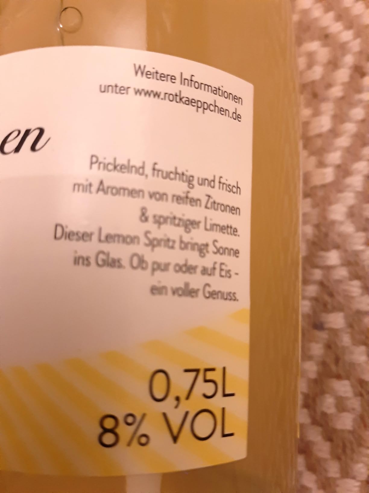Solider Sommerwein-Ersatz