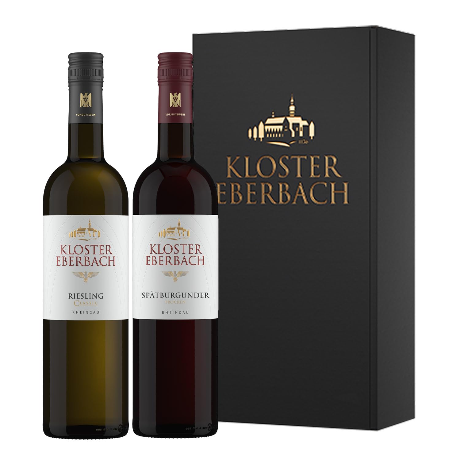 kloster-eberbach-2er-geschenkset-riesling-classic-sp-tburgunder-trocken-2-x-0-75 image 1